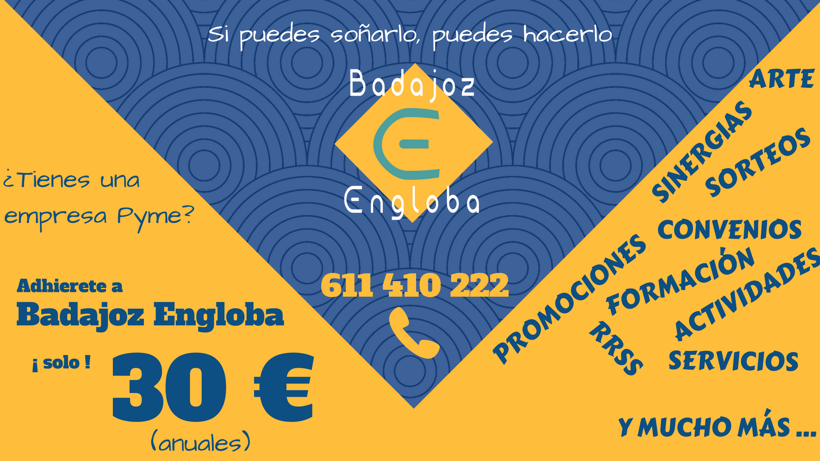 Adhierete a Badajoz Engloba, por tan solo 30 euros anuales