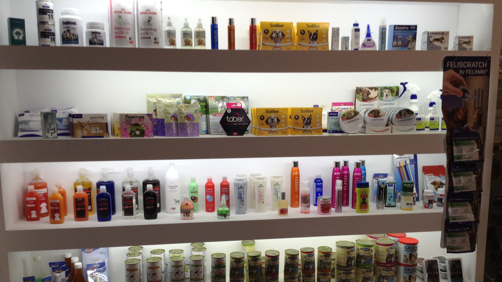 Higiene, antiparasitarios y cosmética.