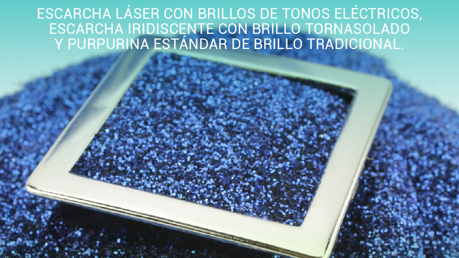 La escarcha en polvo, es un material muy usado por diseñadores de comparsas y carnaval, murgas y chirigotas.