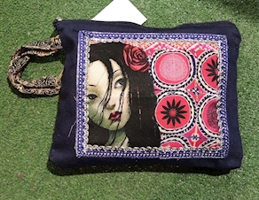 Cartera monedero sobre Frida Kahlo