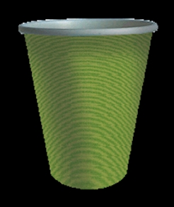 Vaso moiré verde