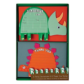 Invitaciones dinosaurios