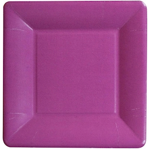 Plato morado, pequeño