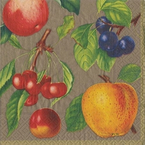 Servilletas Frutas Bronce