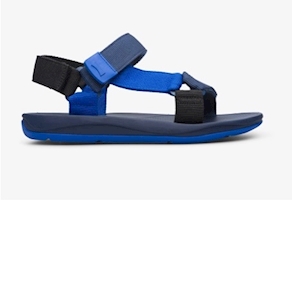 Hombre Zapatos de Sandalias y chanclas de Sandalias de piel Sandalias con puntera abierta Camper de hombre de color Azul 