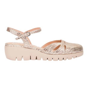 WONDERS Zapato destalonado mod. C33352 Champagne. Ref. 12700204