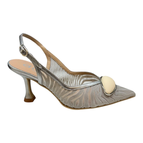 DIBIA Zapato Destalonado mod. 56046 Luxor Acero. Ref. 12400088