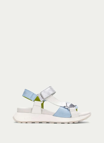 Sandalia Sport HISPANITAS Azul Plata ref 20