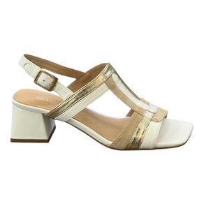 REGARDE Sandalia mod. Amalia Blanca/Beig   Ref.12900172