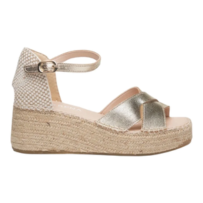 MACARENA Alpargata de Esparto mod. ANISA18V Platino  Ref. 12700221